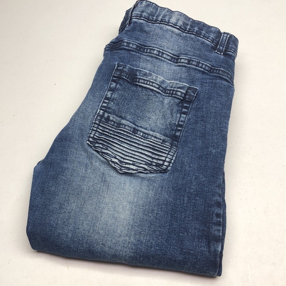 MENS SUKO TACTICAL STYLE STRAIGHT LEG JEANS 38x30 ⭐️
